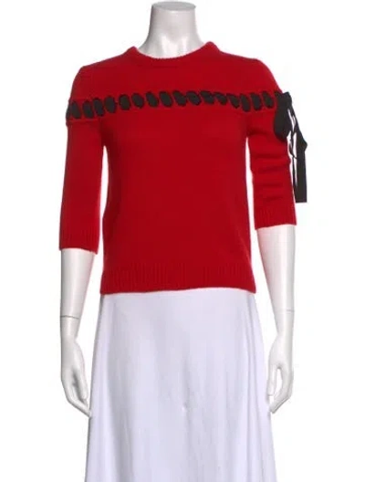Pre-owned Fendi Wool Crew Neck Sweater In Multi