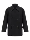 Fendi Felt Wool Coat Coats And Trench Coats Gray In Gray