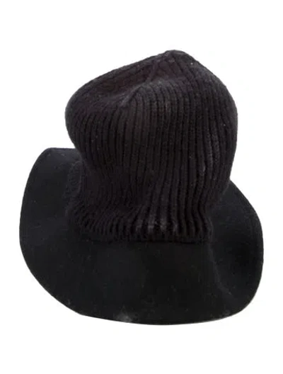 Pre-owned Fendi Wool Hat In Black