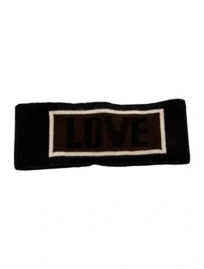 Pre-owned Fendi Wool Headband In Brown
