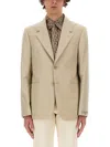 Fendi Men's Wool Jacket In Beige