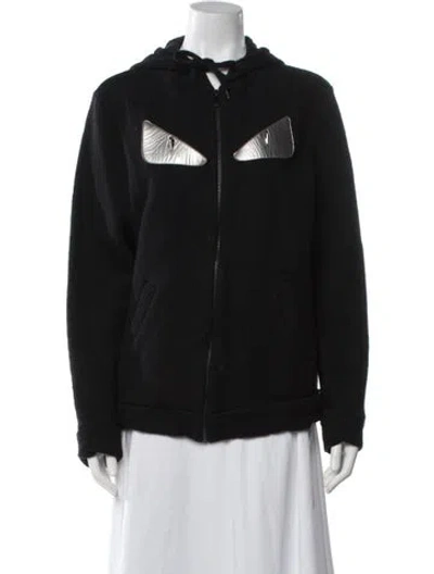 Pre-owned Fendi Wool Jacket In Black