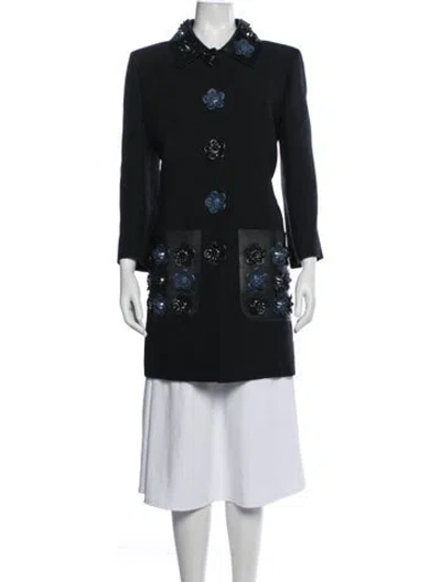 Pre-owned Fendi Wool Jacket In Black