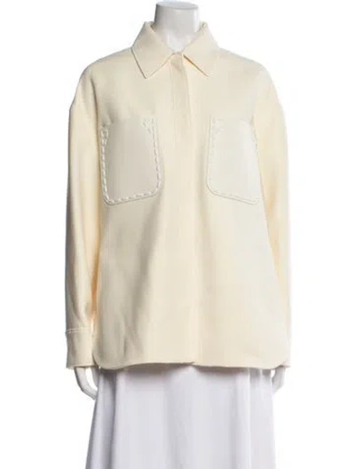 Pre-owned Fendi Wool Jacket In Neutrals