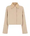 Fendi Wool Jacket In Nude