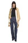 Fendi Draped Patterned Cape Jacket Collection In Brown