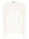 Fendi Wool Jumper In White