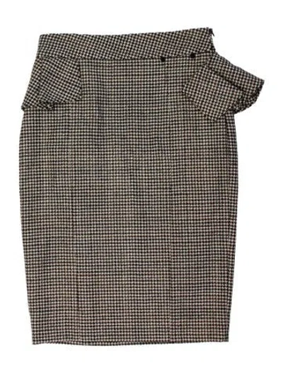 Pre-owned Fendi Wool Knee-length Skirt In Multi