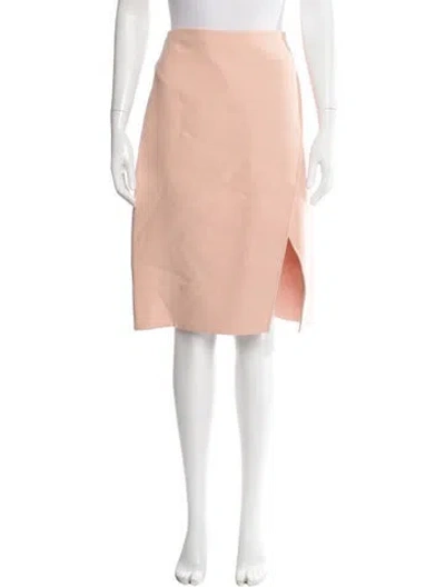 Pre-owned Fendi Wool Knee-length Skirt In Pink