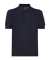 Fendi Wool Knitted Polo Shirt In Black
