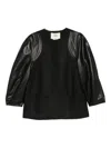 Fendi Women Wool Midi Coat In Black