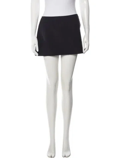 Pre-owned Fendi Wool Mini Skirt In Gray
