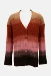 Fendi Wool Mohair Cardigan In Multi