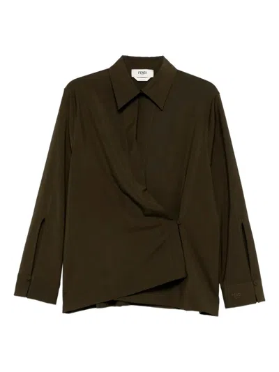 FENDI WOOL MOHAIR SHIRT