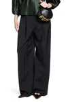 Fendi Wool Mohair Trousers In Black