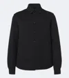 Fendi Wool Overshirt In Black