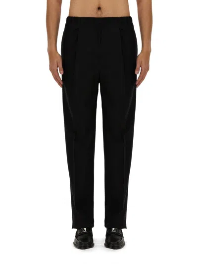 Fendi Wool Pants In Black