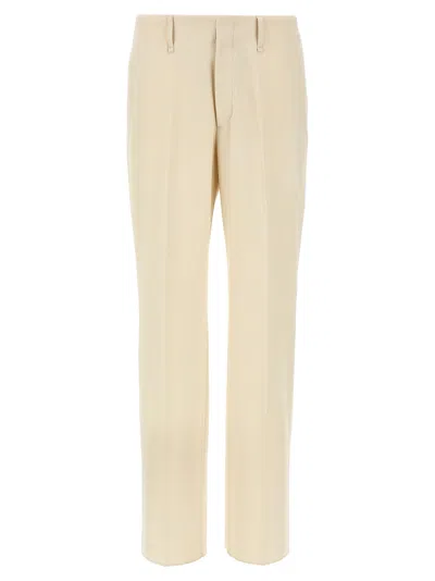 FENDI IVORY GABARDINE PANT