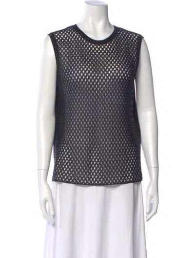 Pre-owned Fendi Wool Patterned Top W/ Tags In Multi