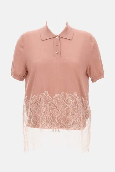 FENDI WOOL POLO SHIRT
