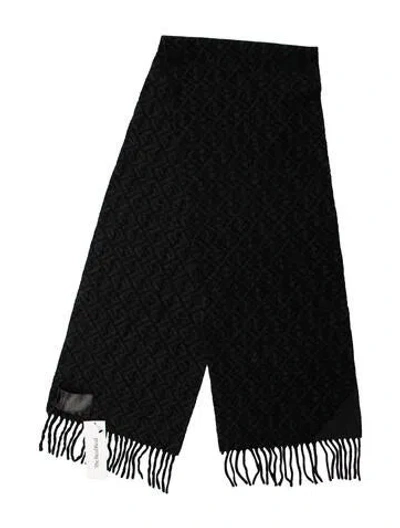 Pre-owned Fendi Wool Scarf In Black