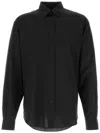 Fendi Wool Shirt Long Sleeves In Black