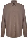 Fendi Shirt In Brown