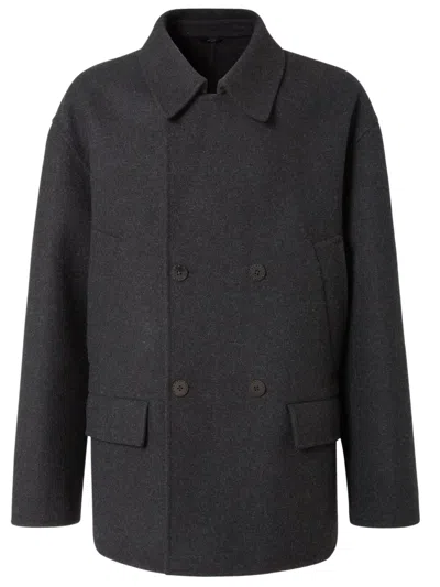 Fendi Wool Shirt Collar Jacket - Size S In Black