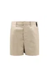 FENDI WOOL SHORTS WITH 'MADE IN FENDI' LABEL
