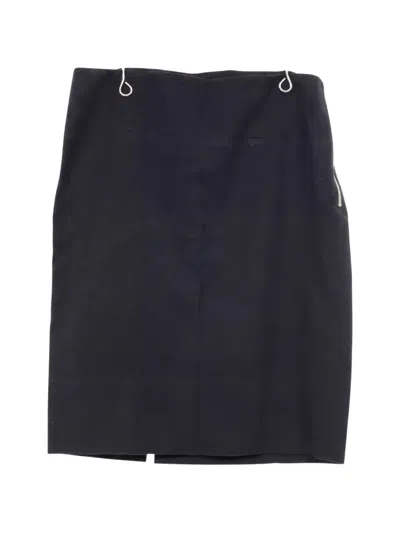 Pre-owned Fendi Wool Skirt In Black