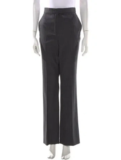 Pre-owned Fendi Wool Straight Leg Pants W/ Tags In Gray