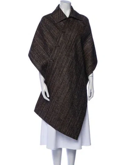 Pre-owned Fendi Wool Striped Jacket In Blue