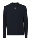Fendi Blue Virgin Wool Sweater