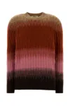 Fendi Gradient Mohair-nylon Blend Sweater In Multi