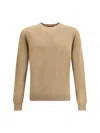Fendi Wool Sweater Sweaters And Cardigans Beige In Neutral