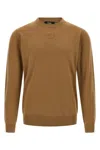 Fendi Wool Sweater Sweaters And Cardigans Beige In Sand