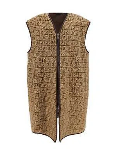 Pre-owned Fendi Wool Vest In Beige