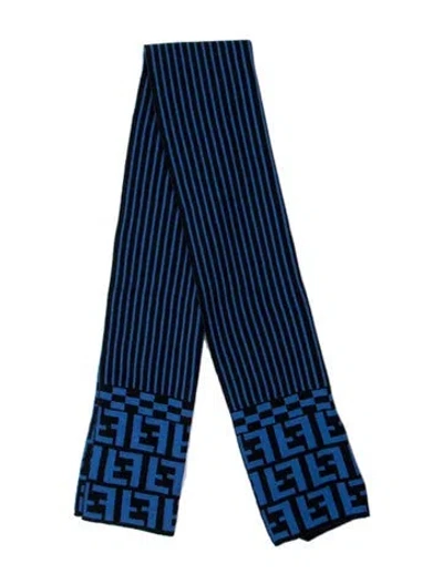 Pre-owned Fendi Wool Vintage Scarf In Multi