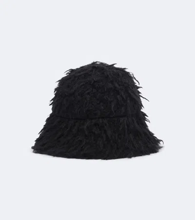 Fendi Wool-blend Hat In Purple