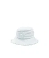 Fendi Worn Detail Hat In White