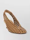 Fendi Scarpe Con Tacco In Pelle Cammello Donna