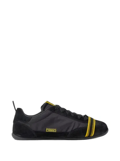 Fendi Wrap Logo-patch Panelled Sneakers In Multi