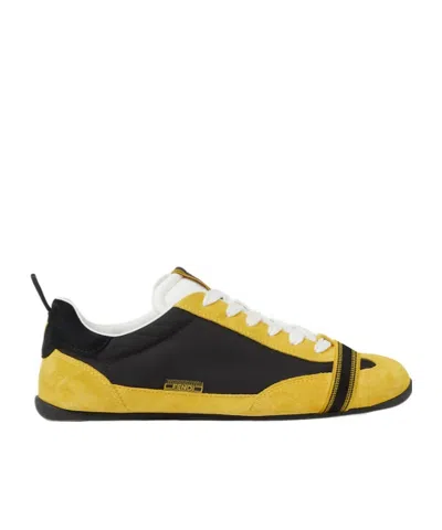 Fendi Wrap Sneakers In Animal Print