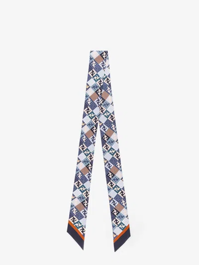 Fendi Wrappy Silk Bandeau In Multi