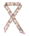 Fendi Wrappy Silk Scarf In Multi