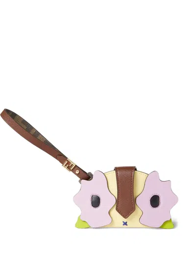 Fendi X Best Friends Forever Leather Wallet In Neutral