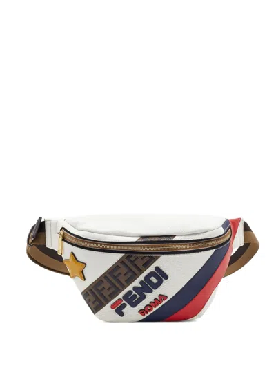 Pre-owned Fendi X Fila Leather Belt Bag