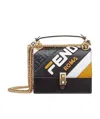 Fendi X Fila Limited Cooperation Mania Series Shoulder Bags In Black