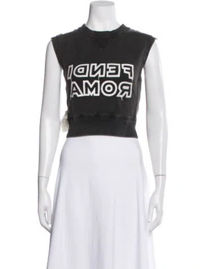 Pre-owned Fendi X Marc Jacobs Graphic Print Jacket In White