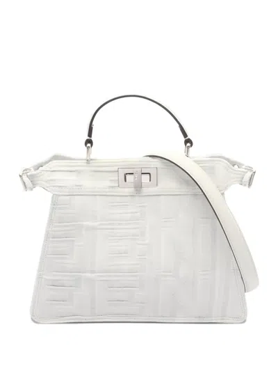 Pre-owned Fendi X Marc Jacobs Small Peekaboo Isee U Handbag In Blue